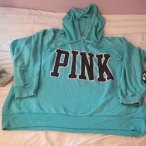 Loved blue PINK hoodie
